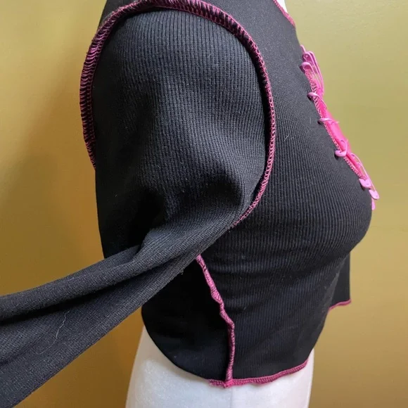 Shein Safety Pin Heart Appliqué - M - Picture 6 of 11